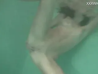 Underwater Pool Masturbation - Sveta