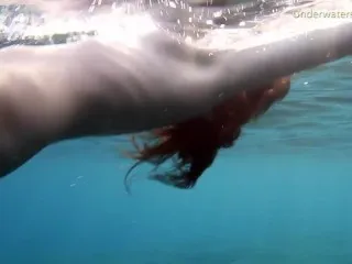 Tenerife Underwater Ginger Swim Fucks Hard