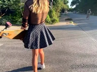 Longboard Voyeur - See Thru Top Sheer City