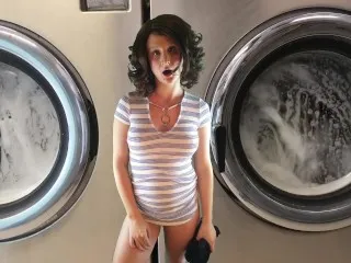 Girl Laundry Fetish Play