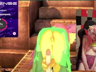 Fluttershy Cosplay Camgirl Vibes on Koikatsu Animations LIVE (Fansly/Chaturbate)