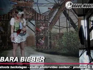 Barbara Bieber's Backstage Cosplay Photoshoot - X-Rated Shots