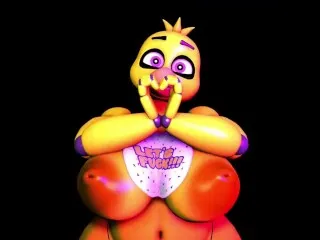 Animated Chica's Big Tit Bounce - Love Tribute