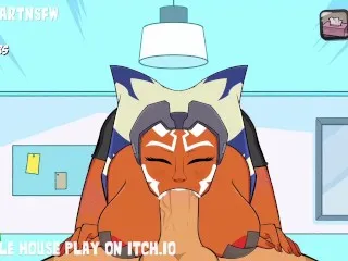 Ahsoka Blowjob, Wild Orgasm - Intense Anal