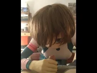 Uraraka Ochaco Cosplay Facial Cumshot - Shirotaku Kigurumi