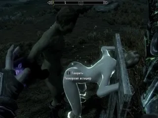 Nighttime Parking Lot Maid Ride | Skyrim Sex Mod