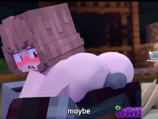 Emmy Gangbanged by Raiders in Hentai Minecraft Orgy