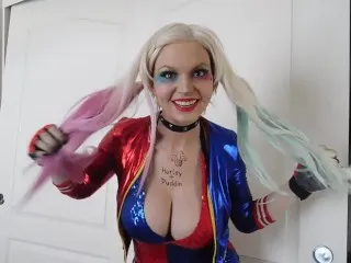 Astrid Star in Harley Quinn XXX Cosplay