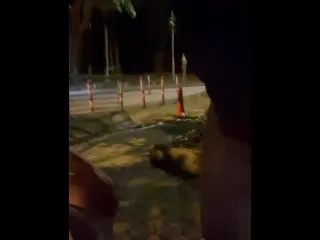 香港妻子 outdoor strip and hardcore hubby action