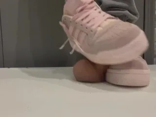 Tramping Pink Sneakers - Rough Play