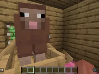 Rainbow Sheep Minecraft Orgy