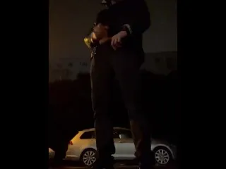 Public Daddy's Steamy Cumshot