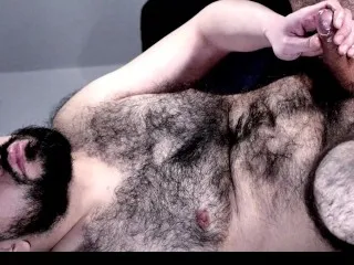 Louivmane's Hairy Bear Cums Hot & Heavy