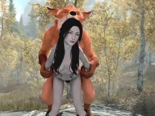 Foxsy, Werefox Fuck Serana: Skyrim Orgy