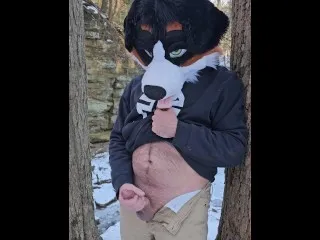 Puppy-Cum Forest Orgasm 🐾💦