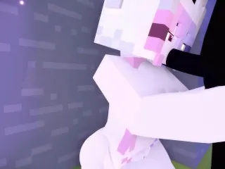 Enderman's Minecraft Porn: Cock Sucking Girl