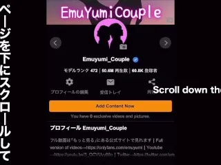 Famous YouTuber Girlfriend ❤️ Handjob Shameful, Gushing Orgasm 💦 TenciMU Nampa Famous Female Japanese EmmyuYumi