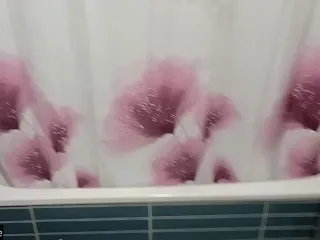 Stepmom Caught Masturbating in Shower