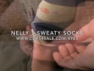 Nelly's Sweaty Socks - Intense Foot Fetish Action