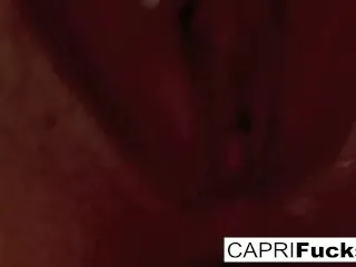 Capri's Wild Titty & Pussy Play