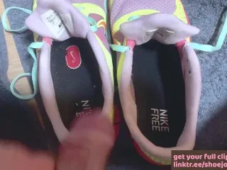 Nike Free Shoejob Cumshot Inside