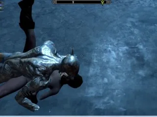 Hardcore Skyrim Sex: Iron Statue Porn Star Scene