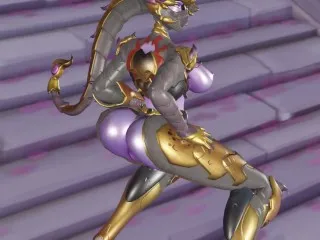 [3dhentai] Overwatch Widowmaker Twerks to Scorching Beats