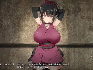 Strong Ninja Shinobi Otoshi Live2D Rough Play (Demo) Giant Tits, Squeezed & Masturbated