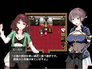 [紅獄の女剣士ティーナ 爆乳 実況動画] 乳大 Adult Hentai Game