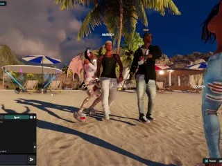 Beach Dancing Orgy by 3DXUnion & 3DXChat