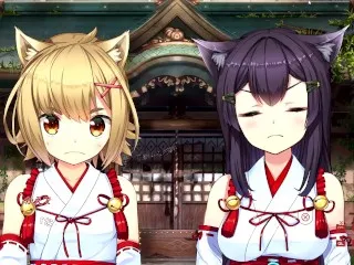 [NekoMiko/Nekomiko Ecchi Game 1 - Encountering Cute Cat-Eared Maiden Priestesses at the Shrine.]