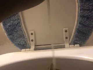 Peeing & Dripping Pussy - Toilet Sex