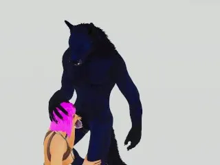 Werewolf Furry Blowjob with Big Monster Cock | 3D Wildlife Finals