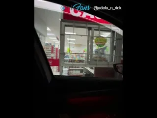 Cops Caught! Cashier Discovers Car Jerking Off -> Police Called!