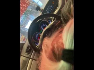 Hoffmann's Carwash Blowjob Frenzy! Loving Every Thrust!! Suck & Swallow