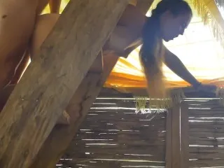 Seduced & Wild Stair Sex 😈✋💦 Cums Hard