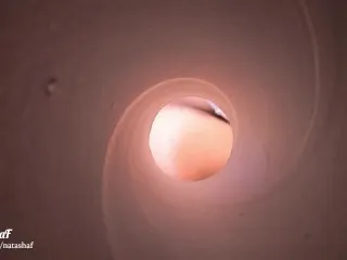 Shrunk Inside Chip Tube for Fetish POV