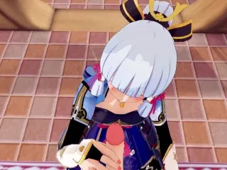 Genshin Ayaka's 3D XXX Animation