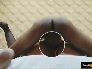 Black Step-Sis Deepthroat & Creampie by Huge Balled Star