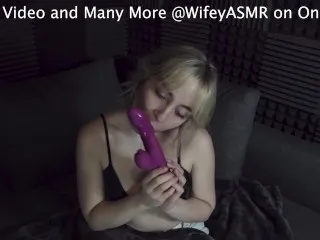 Wifey's Drooling, Sopping Dildo Suck ASMR