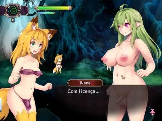 Lesbian Elves Find Kitsune in Futanari Passion