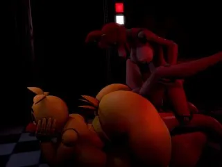 ToasterKing Animatronic Anal Vore - Hardcore Futanari Action