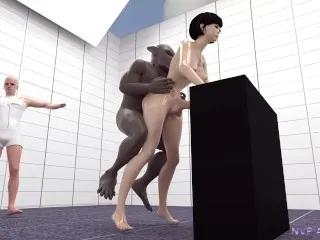 Asian Futanari & Furry Werewolf Pissing, Centaur 3D Animation - Extreme Fuckfest