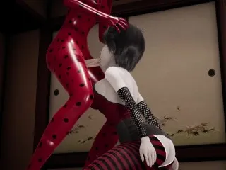 Futanari Ladybug & Mavis Dracula Hardcore Scene