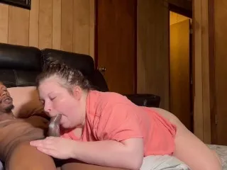 Black Dick Deepthroat Suck Fest