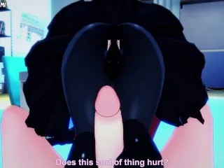 Kakegurui Yumeko's Intense Footjob Hentai POV