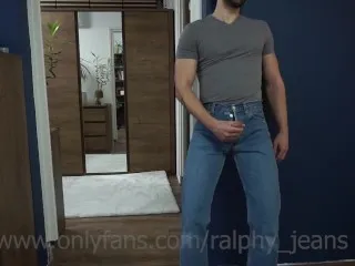 Homecoming Blowjob: Hard Cock in Levi's Jeans