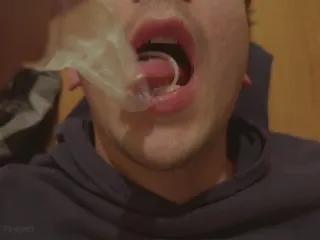 Cum-filled Mouth Blowjob (condom)