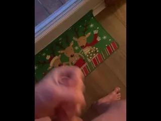 Risky Christmas Morning Orgy at Daddy's Cottage