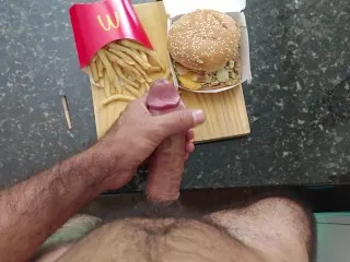 Busty Star Fucks Big Mac at McDonald's